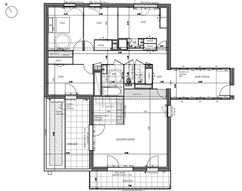 Appartement - 133 m² - 5 pièces