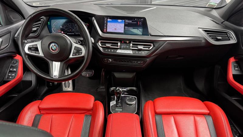 Bmw Série 1 120i m-Sport 178 Dkg Bva - Cuir F1 Rouge Toit Pano