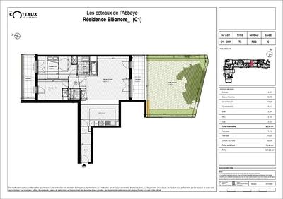 Appartement - 83 m² - 3 pièces