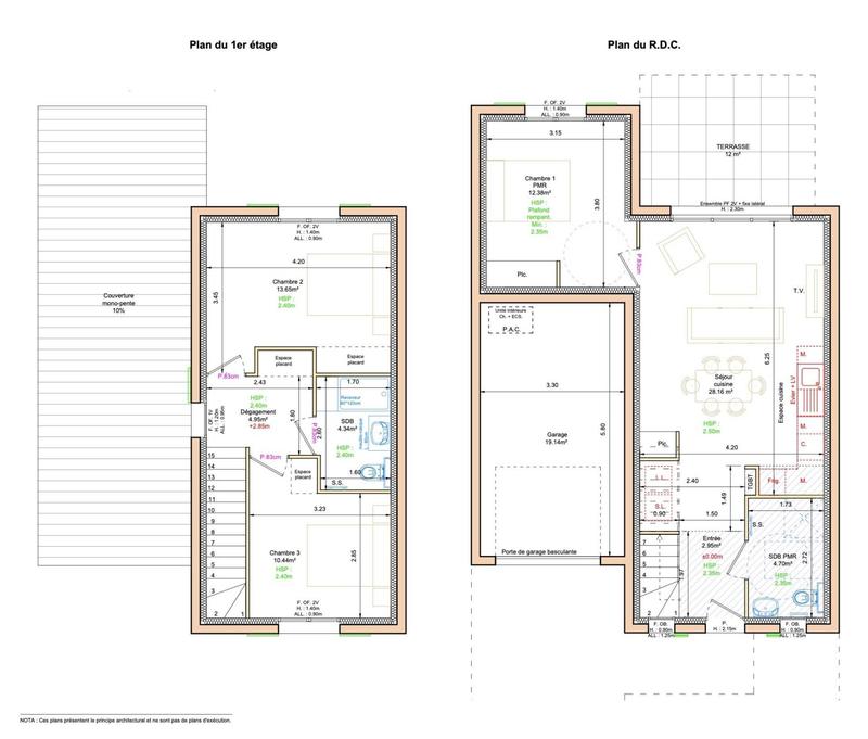 Maison - 82 m² - 4 pièces