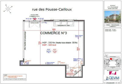 Local commercial - 74 m²