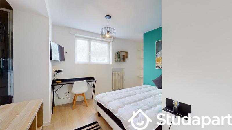 Chambre - 9 m² - 1 pièce