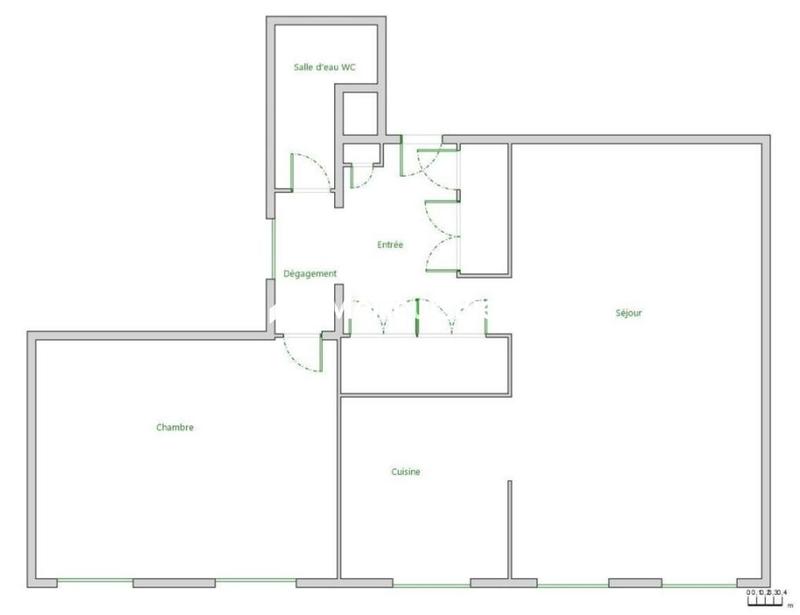Appartement - 59 m² - 2 pièces