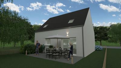 Maison - 90 m² - 4 pièces