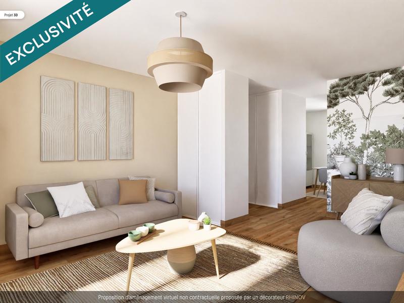 Appartement - 60 m² - 3 pièces