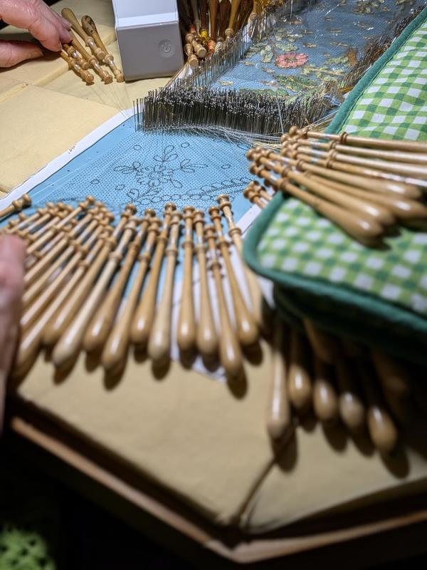 Démonstration de dentelle