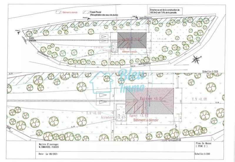 Terrain constructible - 2 489 m²