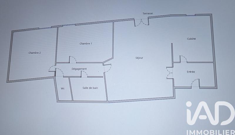 Appartement - 70 m² - 3 pièces