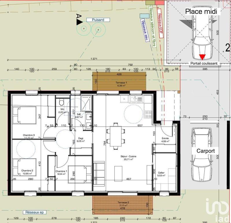 Maison - 92 m² - 4 pièces