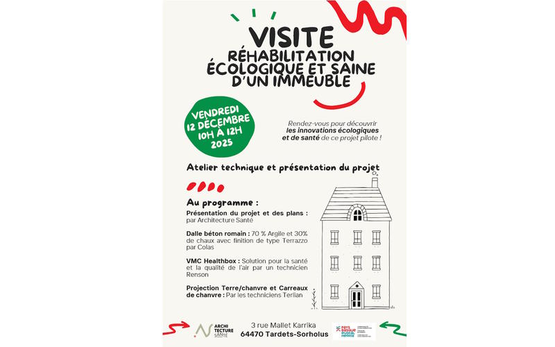 Visite réhabilitation d'un immeuble