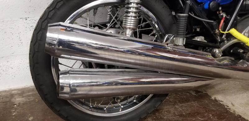 Kawasaki H2 750 kawasaki bleu 0750 687