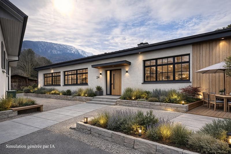 Immeuble mixte - 500 m²