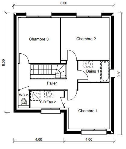 Maison - 108 m² - 5 pièces