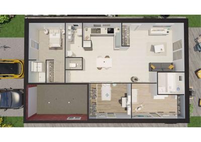 Maison - 73 m² - 4 pièces