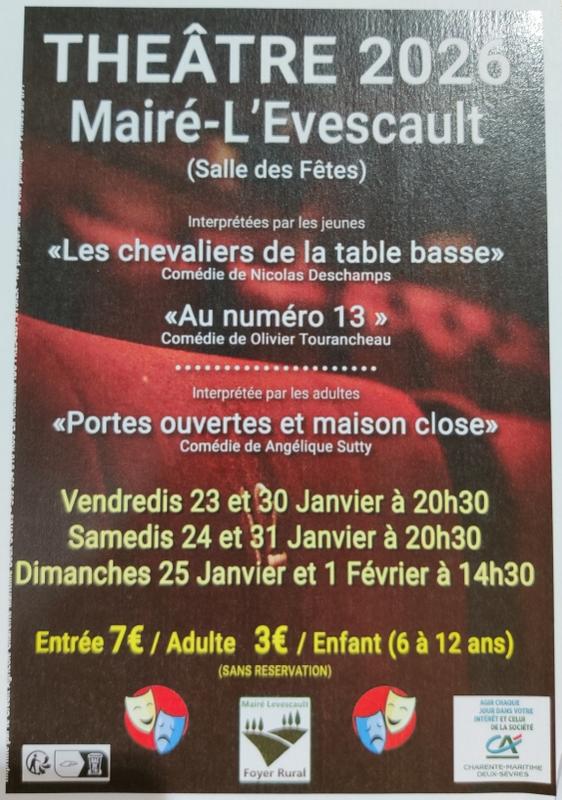 Représentation théâtrale - au numéro 13