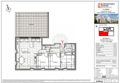 Appartement - 84 m² - 4 pièces