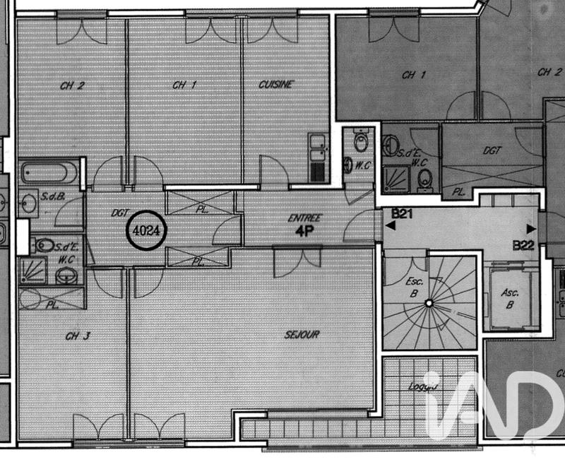 Appartement - 103 m² - 4 pièces