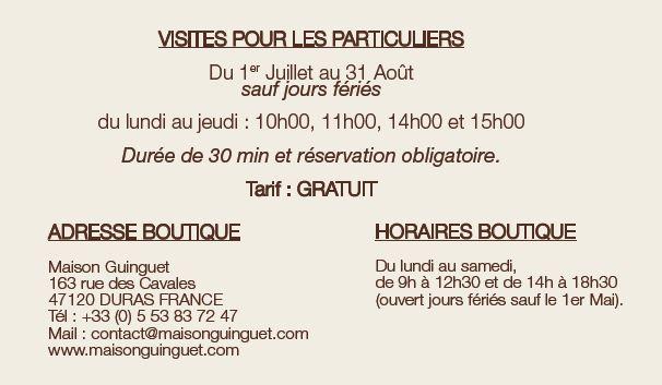 Visite de notre fabrique de chocolats à la maison Guinguet