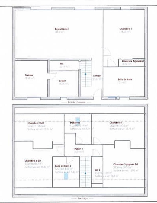 Maison - 135 m² - 7 pièces