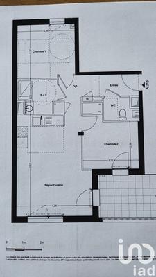 Appartement - 56 m² - 3 pièces
