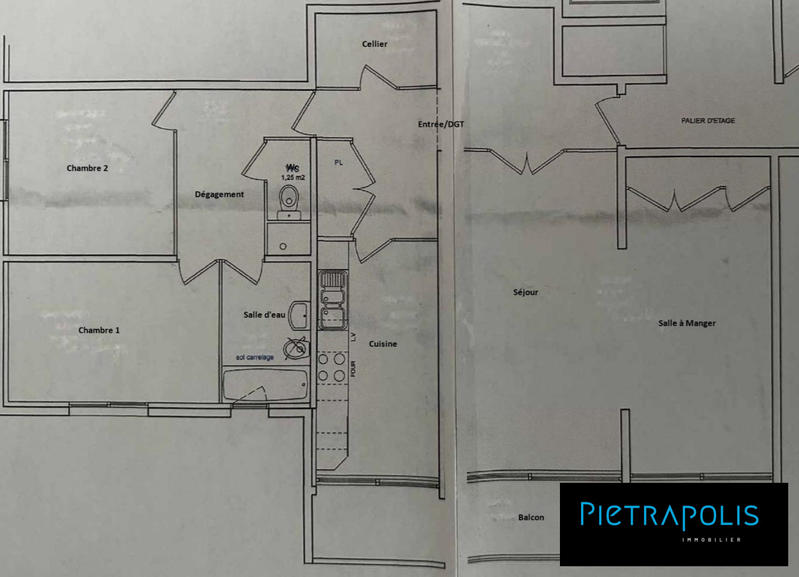 Appartement - 96 m² - 4 pièces