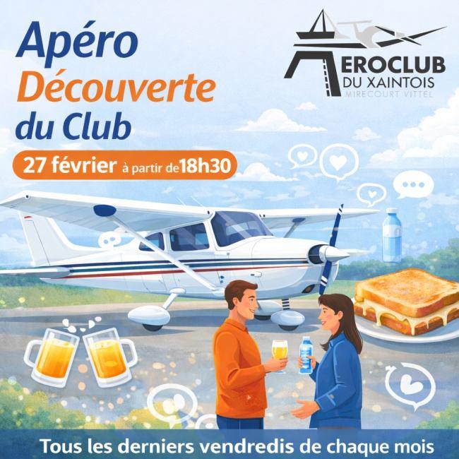 Apéro découverte à l'Aéroclub du Xaintois