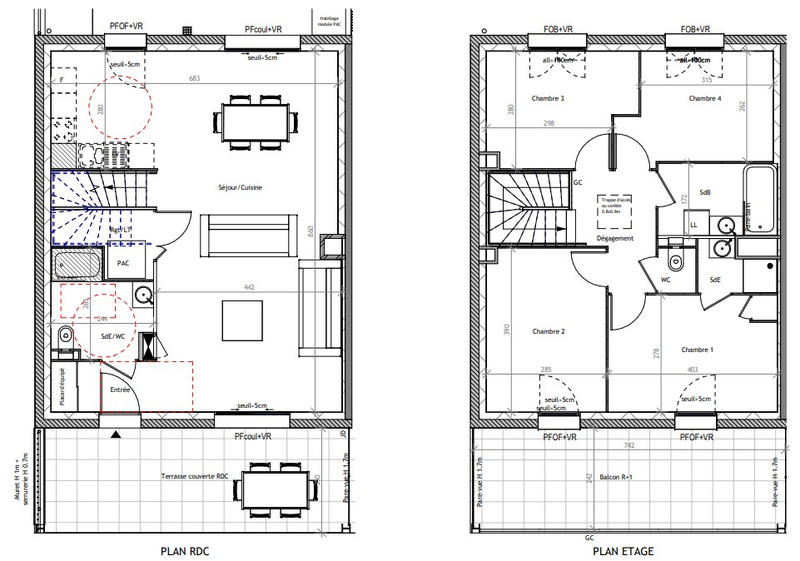 Maison - 108 m² - 5 pièces