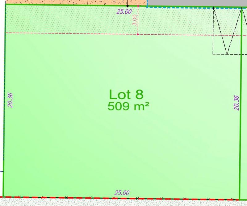 Terrain constructible - 509 m²