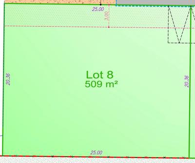 Terrain constructible - 509 m²