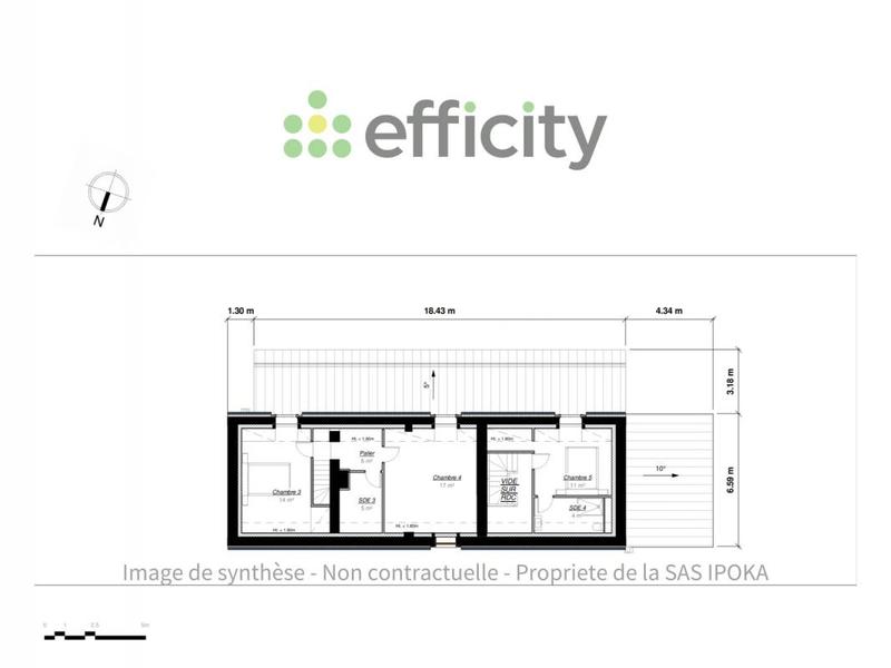 Grange - 216 m² - 8 pièces