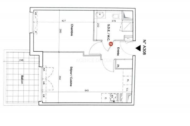 Appartement - 41 m² - 2 pièces