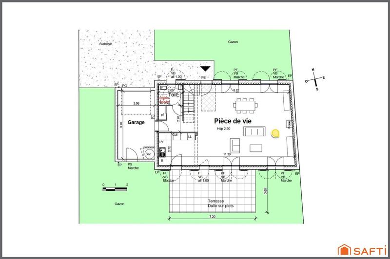 Maison - 128 m² - 4 pièces