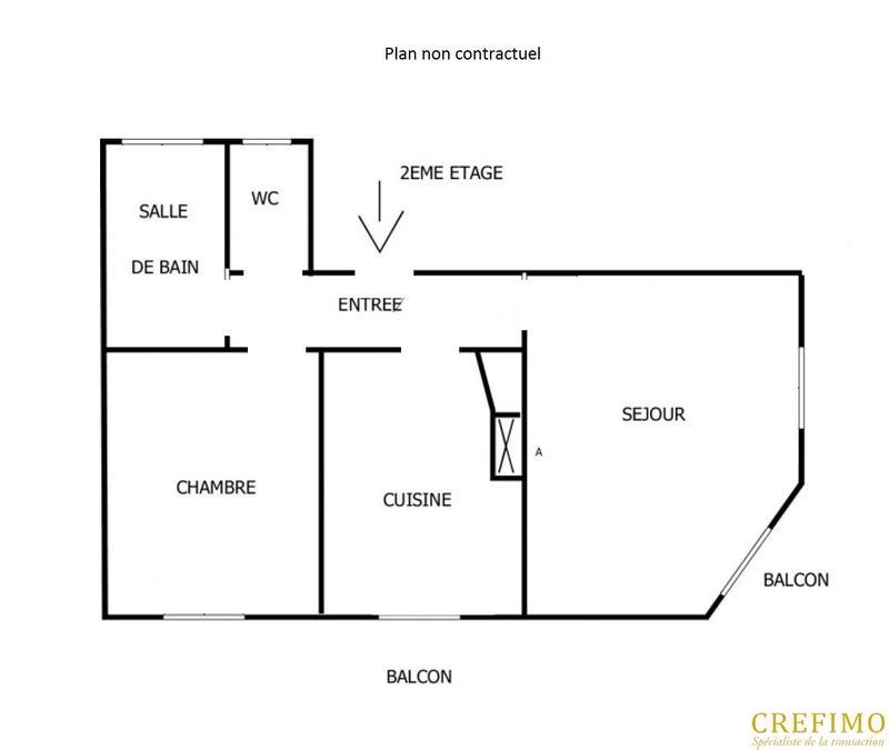 Appartement - 59 m² - 3 pièces