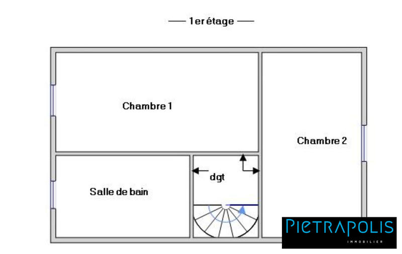 Maison - 70 m² - 3 pièces