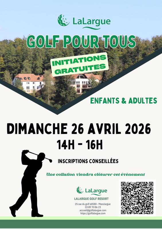 Initiations gratuites au golf