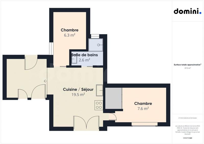 Maison - 59 m² - 4 pièces