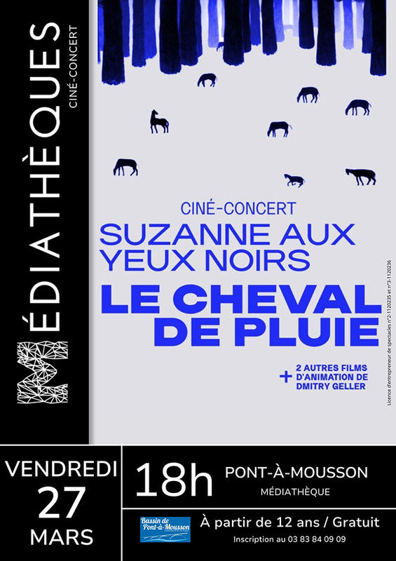 Le cheval de pluie, ciné-concert de Suzanne aux Yeux Noirs