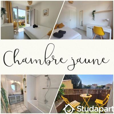 Chambre - 9 m² - 1 pièce