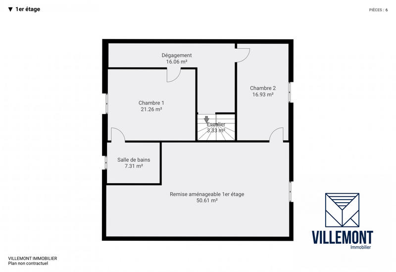 Maison ancienne - 222 m² - 3 pièces