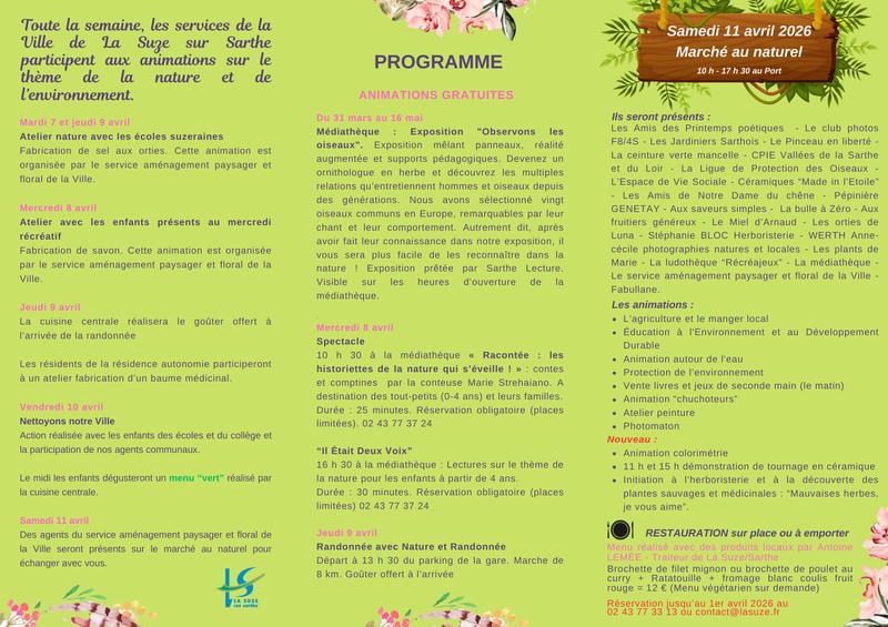 Marché au Naturel : la Suze au Naturel