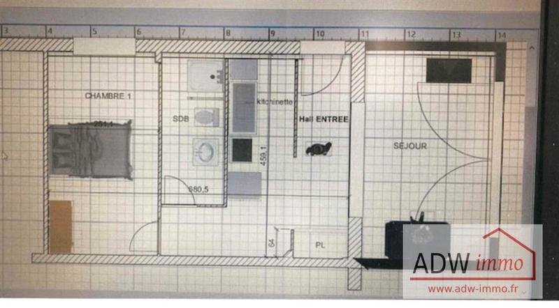 Appartement - 30 m² - 2 pièces