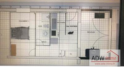 Appartement - 30 m² - 2 pièces