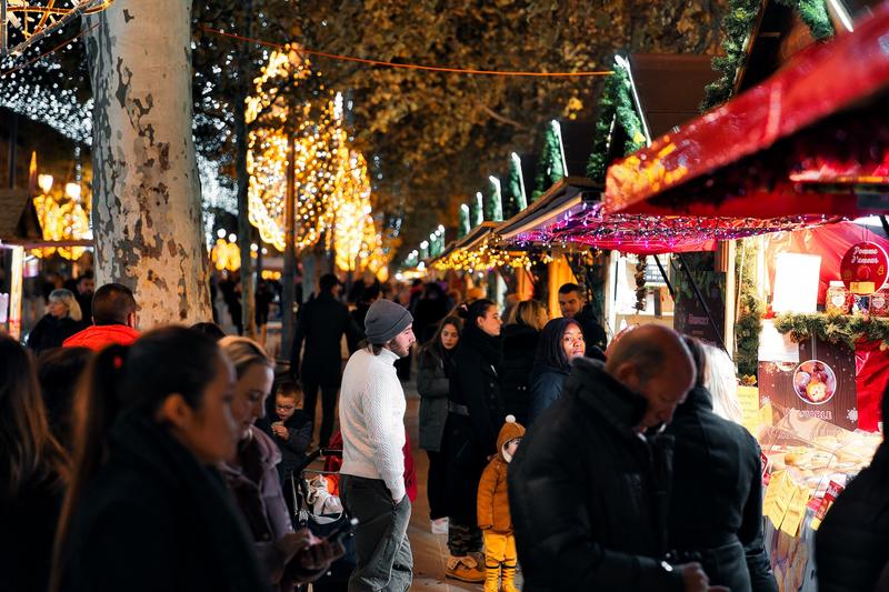 Marché de Noël d'Aix-en-Provence - les Chalets