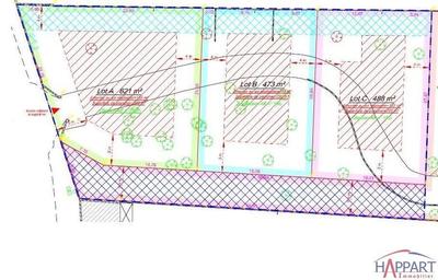 Terrain - 621 m²