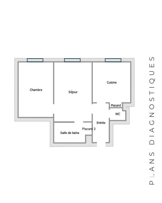 Appartement - 50 m² - 3 pièces