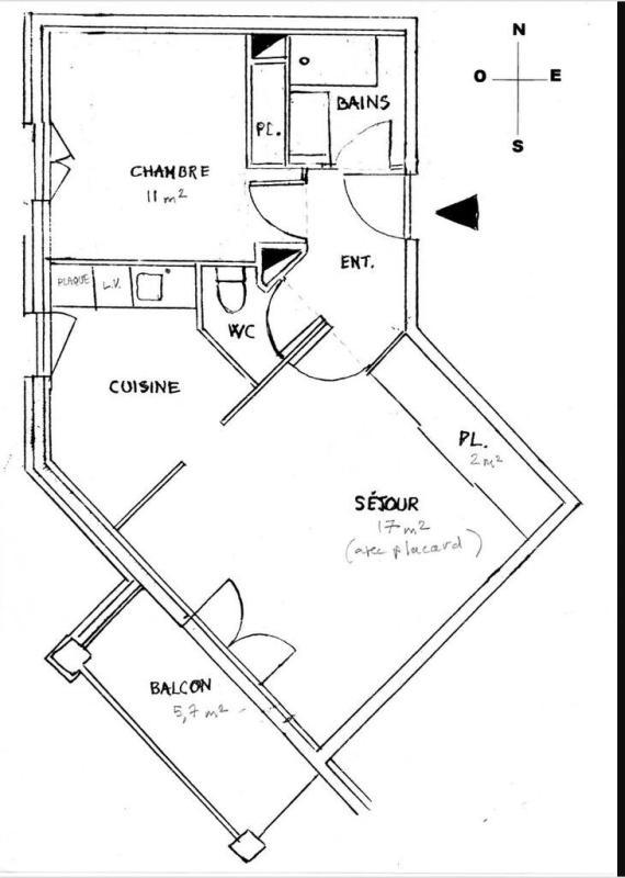 Appartement - 48 m² - 2 pièces