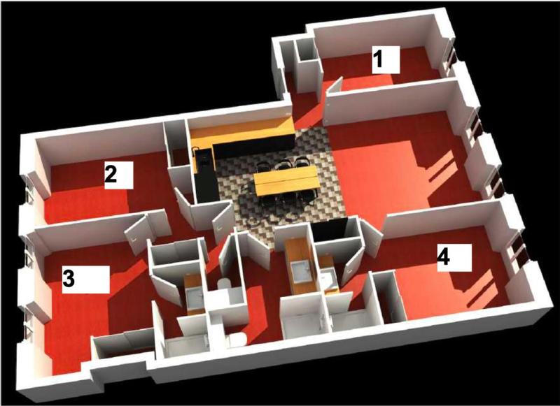 Appartement - 92 m² - 5 pièces