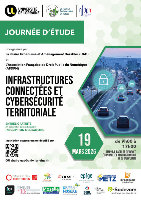 Journée d'étude Infrastructures connectées et cybersécurité