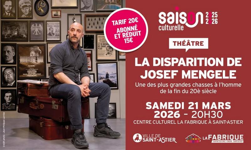 Théâtre &quot;La disparition de Josef Mengele&quot;