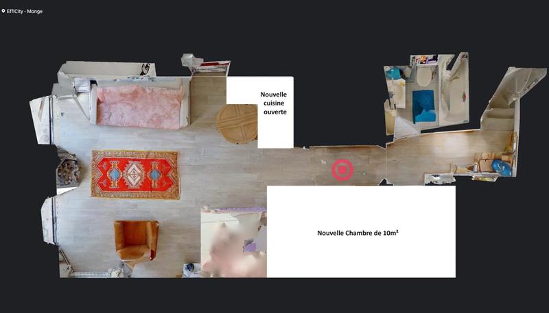 Appartement - 43 m² - 2 pièces